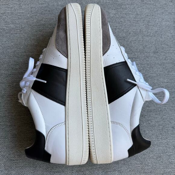 Sandro Magic Leather and Suede Trainers Sneaker Preppy Men's 41 US 8.5 - Picture 8 of 12